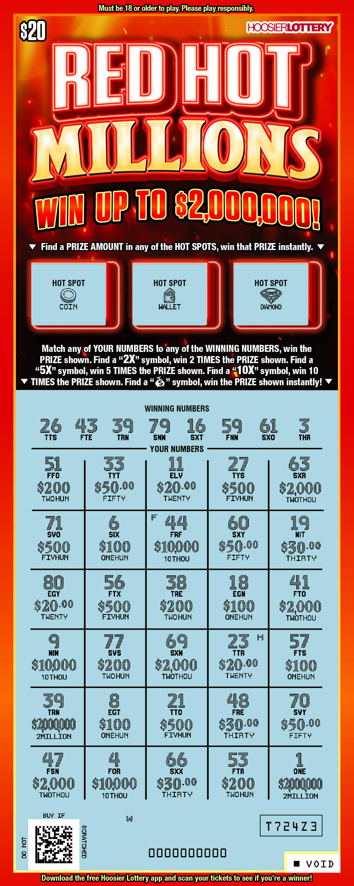 RED HOT MILLIONS