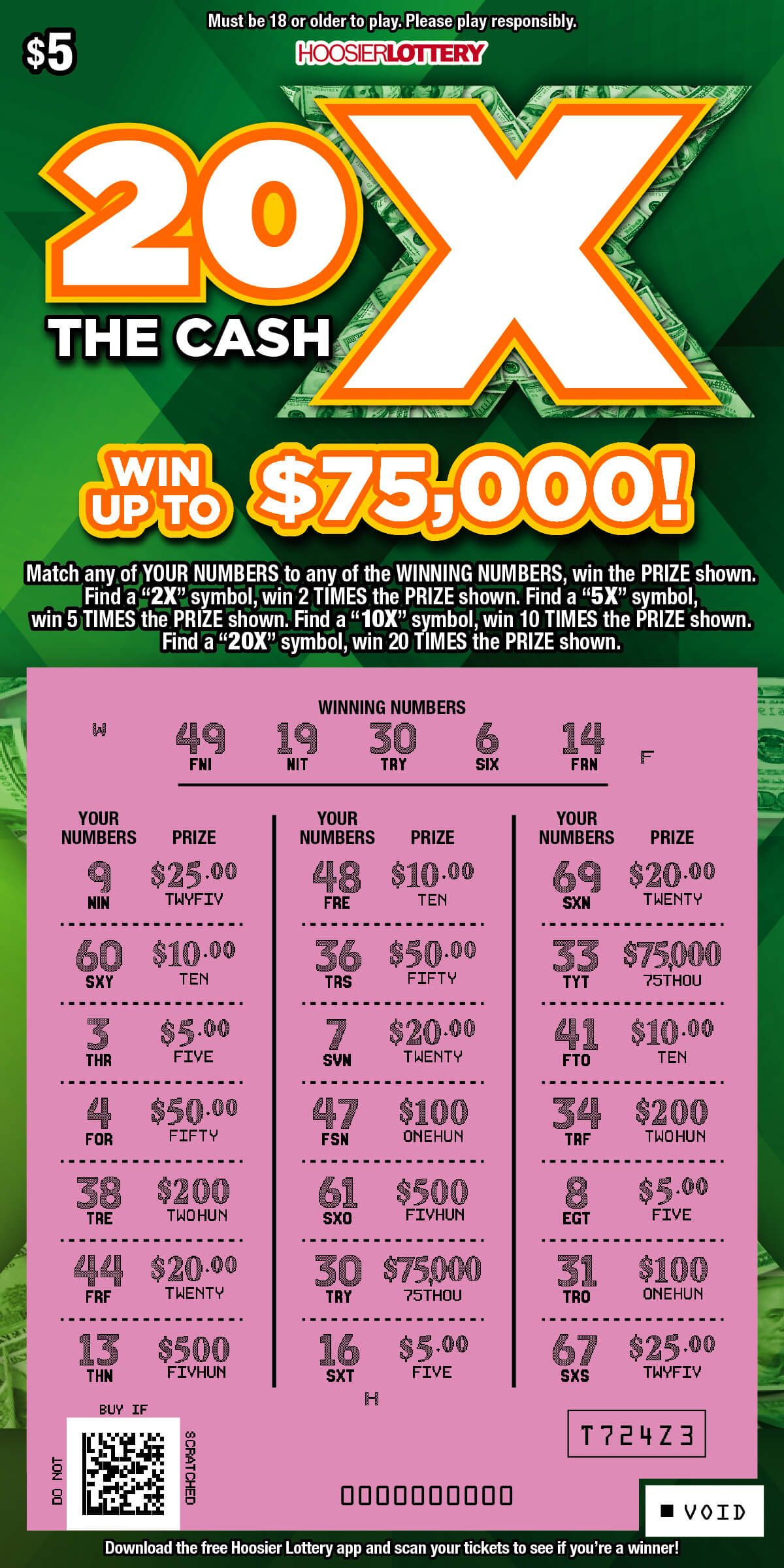 20X THE CASH