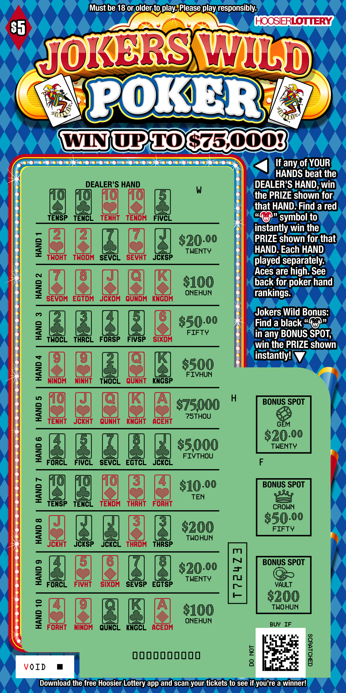 JOKERS WILD POKER