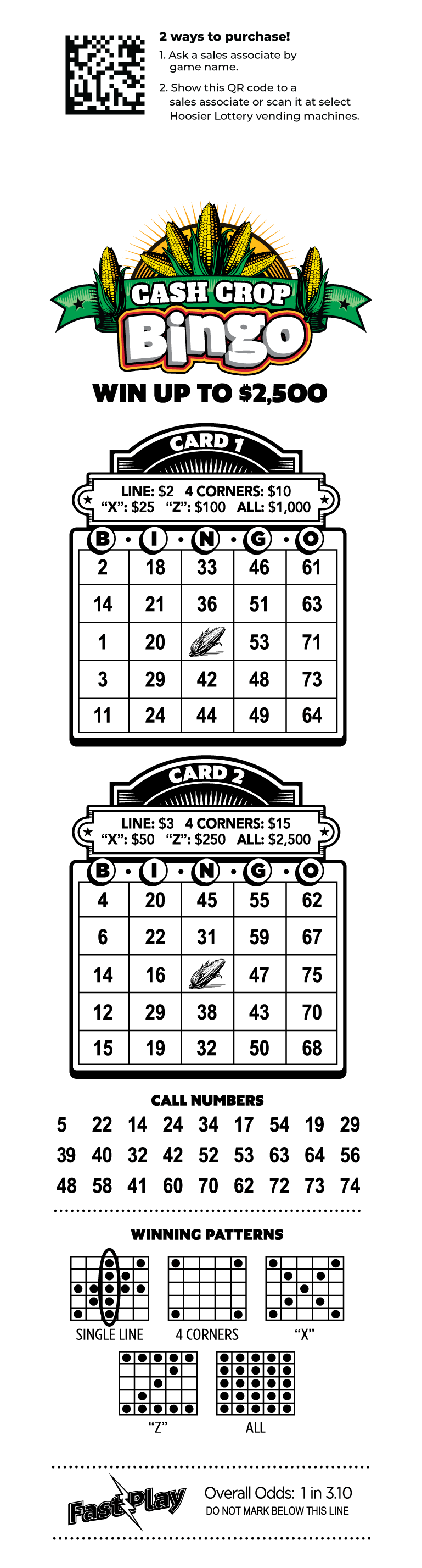Cash Crop Bingo