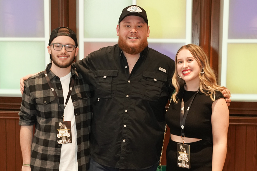 myLOTTERY winners with Luke Combs